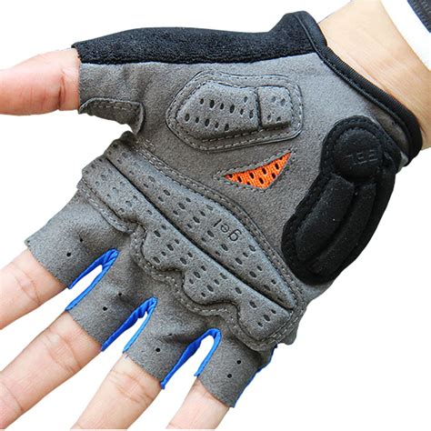 Gel Bike Half Finger Cycling Gloves Short Bicycle Biking Riding Gloves ...