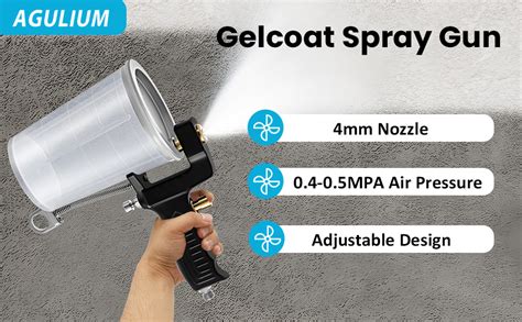 Gelcoat spray gun. com Return Policy: Amazon.  [Versatile Applications] Suitable for gelco...