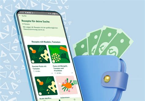 Geldsparen Apps Lebensmittel