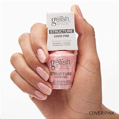 Gelish Structure Soak-Off Nail Strengthener, Cover Pink, 0.5 fl oz