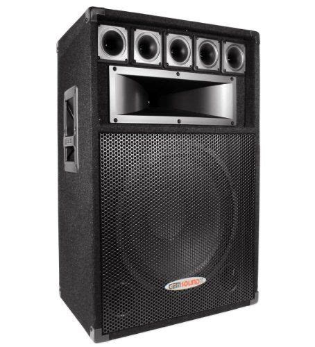 Gem Sound 600 watt speakers Black Reverb