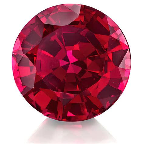 Gem Stone King 0.72 Ct Round Red Created Ruby 14K Yellow …