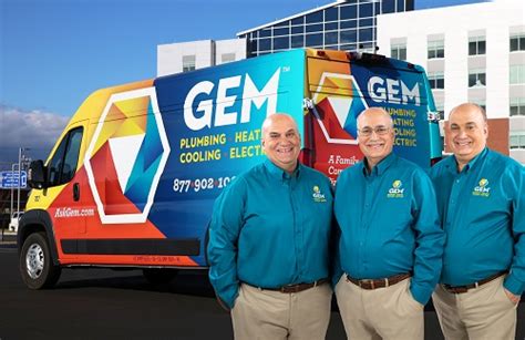 Gem plumbing. A family business for nearly 70 years, GEM Plumbing and Heating was founded in 1949 by Larry Sr. and Gloria Gemma. Today, the GEM company is managed by brothers Larry, Lenny, and Eddy Gemma, and several other family members are actively involved in their day-to-day operations. 