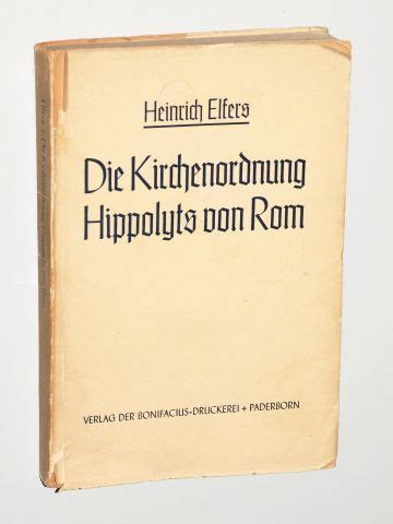 Gemeinde hippolyts dargestellt nach seiner kirchenordnung. - Beiträge für georg swarzenski zum 11. januar 1951..