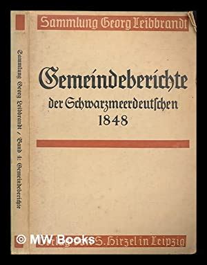 Gemeindeberichte von 1848 der deutschen siedlungen am schwarzen meer. - Oversigt over fiskeriet og monopolhandelen paa færøerne, 1709-1956.
