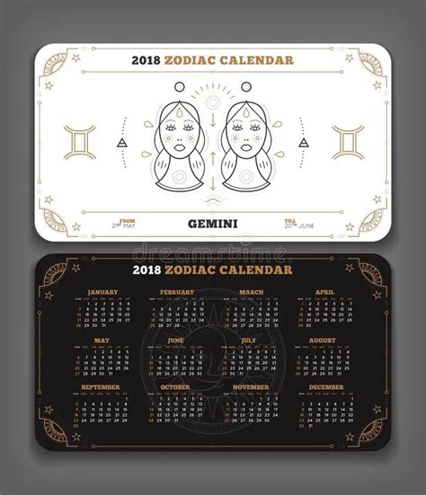 Gemini Astrological Calendar