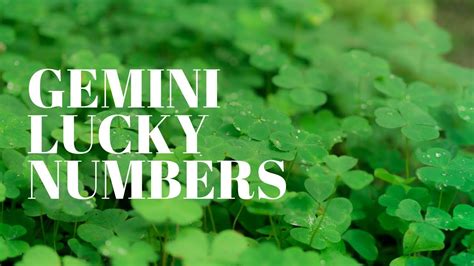 Gemini lucky numbers. Gemini (May 22 to June 21) Lucky numbers: 4, 5, 11, 19, 52, 68. Is Gemini successful in life? With a brilliant mind, friendly vibe, and stellar out-of-the-box creativity, Gemini is in demand on the job front. This sign has no trouble getting hired but needs an inspiring team and increasingly complex duties to stay engaged. Gemini do best when ... 