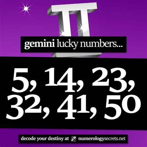 For the person with the zodiac sign Gemini his luck