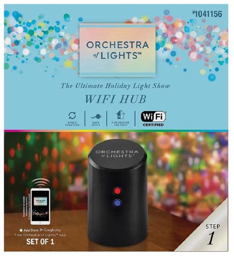 Gemmy Lightshow Orchestra of Lights Indoor Wi-Fi Hub - New for 2018 - Accessory ... Gemmy LED Light Show, Projection Snowflurry, Blue ... Customer Reviews. 4 Stars ....