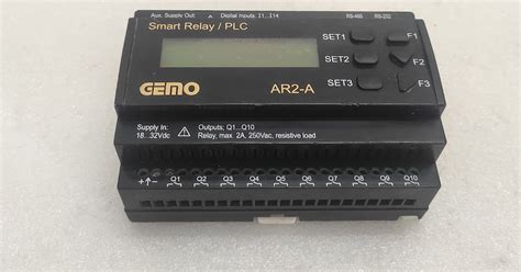Gemo Ar2-a Smart Relay/Plc Ar2-a-24Vdc-14D-rtc.