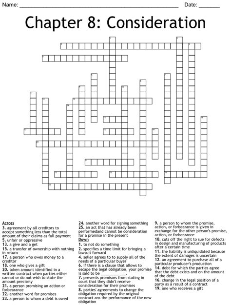 Answers for respectful consideration of others crossword c