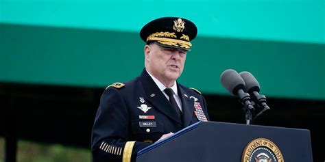 Gen. Milley delivers defense of democracy, swipes at Trump in farewell address