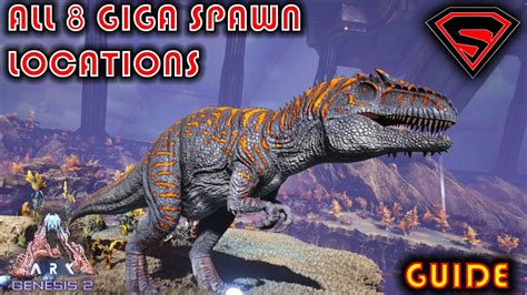 I have 3 giga spawn locations in Ark Genesis part 2 to share with you today.The wiki only has 2 known ones but I have personally seen a third location where .... 