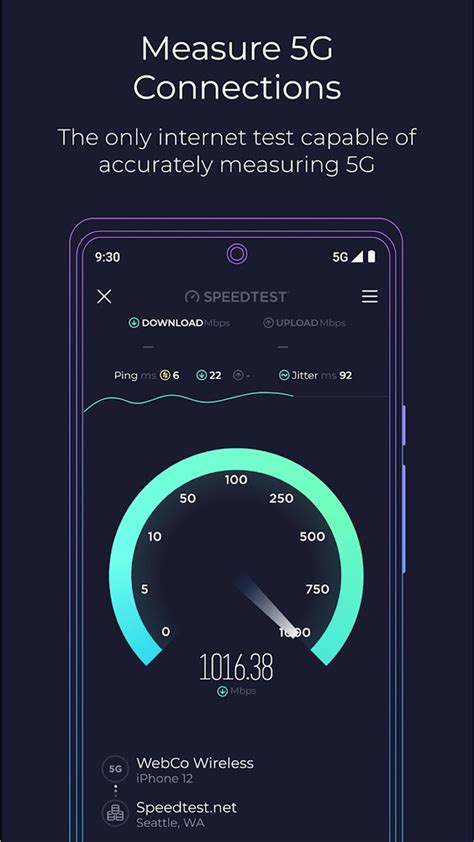 Genaue Speedtest App