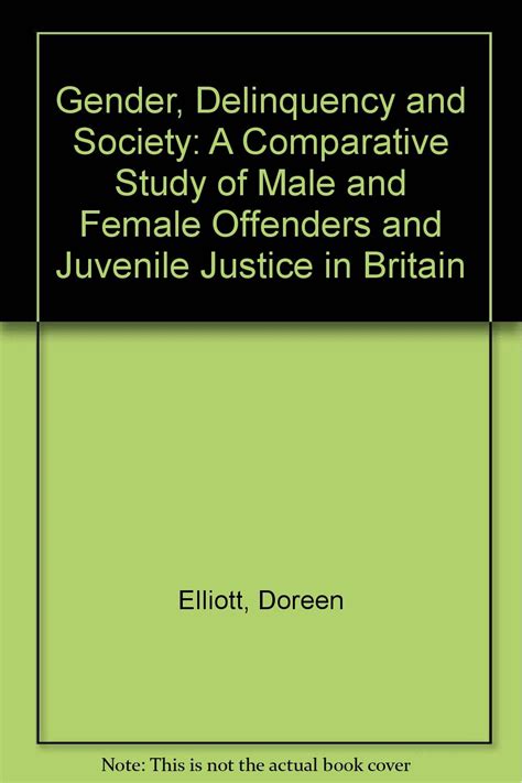 Gender, delinquency, and society : a comparative study of male …