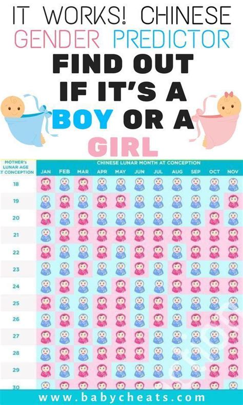 Gender Predictor Chart 2023