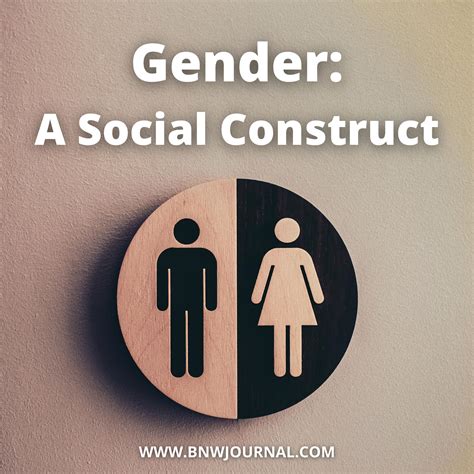 Gender is a social construct. Gender is thus “socially constructed” in the sense that, unlike biological sex, gender is a product of society. If society determines what is masculine or feminine, then society can change ... 