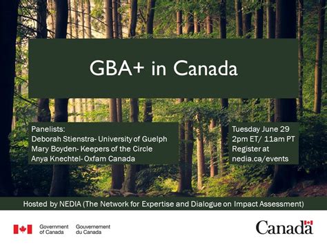 Gender-Based Analysis Plus in Canada — NEDIA