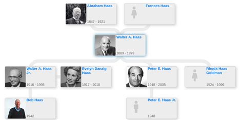 Biography. Haas was born in San Francisco, the son of Josephine (née Baum) and Peter E. Haas. [1] [2] His father was Jewish and his mother was a gentile from Kaw City, Oklahoma. [2] [3] He has two siblings: Margaret Haas Jones [1] and Michael Stern Haas (predeceased). [4] [5] He graduated from Stanford University in 1969.. 