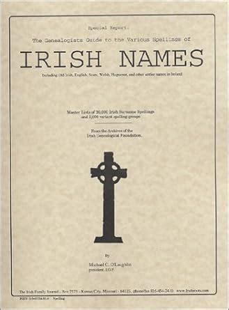 Genealogists master guide to the various spellings of irish names. - Larson cabrio 330 manuale d'uso 2003.
