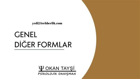 Genel Formlar.