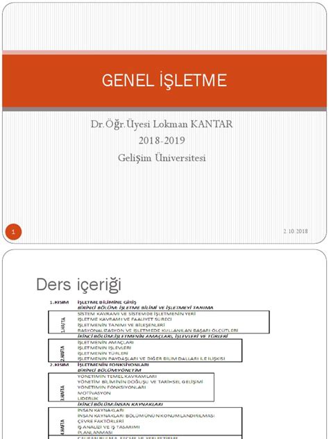 Genel Işletme PDF Scribd.