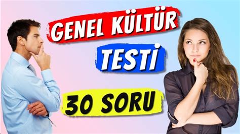 Genel yetenek genel kültür testi saat: 10.