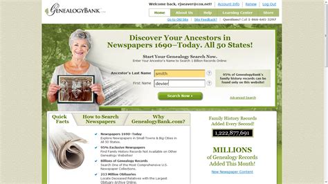 Geneology bank. GenealogyBank, is a division of NewsBank, inc., a premier information provider for more than 45 years. GenealogyBank provides only information from trusted sources, ensuring credible … 