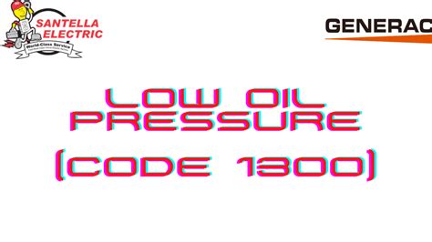 Generac error code 1300 reset.  Understanding the causes and symptoms is crucial...