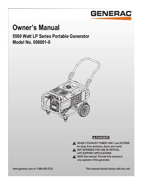 Generac generator model lp5500 manual - United States Guid …