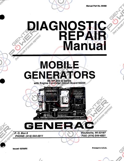 Generac np and im series liquid cooled diesel engine workshop service repair manual. - Mitsubishi pajero io workshop manual download.