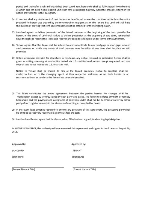 General Conditions of rental agreement furnished ... - Duwo