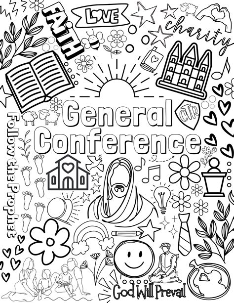 General Conference Coloring Page