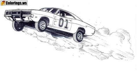 General Lee Coloring Pages Coloring Home