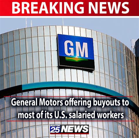 General Motors offering buyouts to most of its U.S. salaried workers