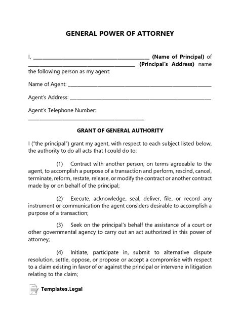 General Power of Attorney - Sample - legal-forms.philsite.net