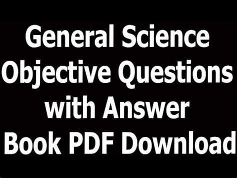 General Science Objective Questions Answer