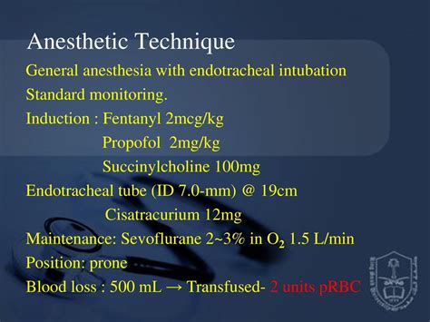 General anesthesia with cisatracurium and - LWW