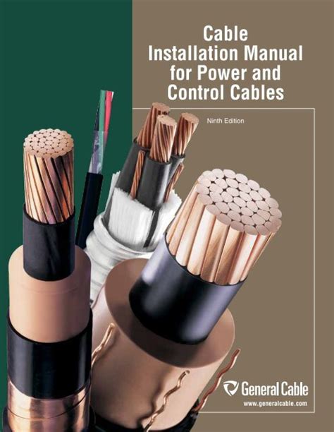 General cable cable installation manual for power control. - Catalogue de la bibliothèque de feu m. louis perreau de dijon ....