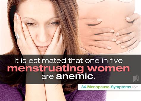 General characteristics of anemia in postmenopausal women and …