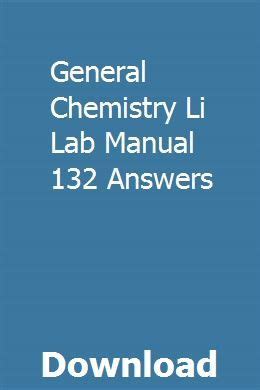 General chemistry li lab manual 132 answers. - 3 hp briggs and stratton engine manual.