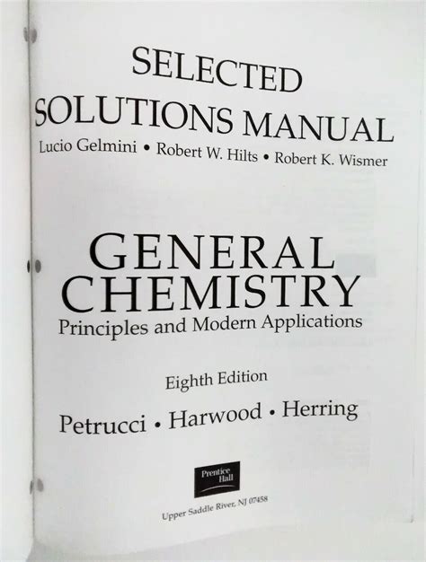 General chemistry petrucci 9th edition solutions manual. - Prentice hall world cultures a global mosaic online textbook.