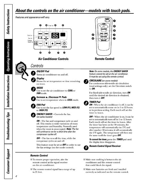 General electric air conditioner user manual. - Using the conspectus method a collection assessment handbook.