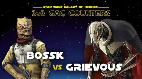 General grievous counters. SWGOH Carth Onasi Counters. Based on 107 battles analyzed during GAC Season 44. Viewing the 99th percentile of occurances. GAC S eason 44 - 5v5. Win %. You can click units to filter squads by that unit. Leaders are filtered separately. View in GAC Insight. Add Unit. 