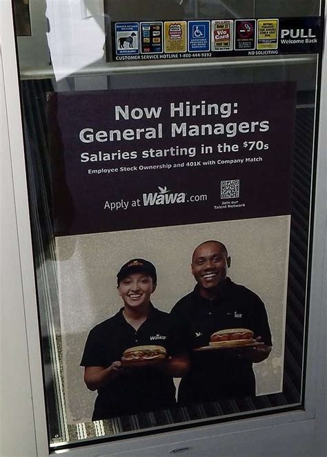 Entry-level Wawa assistant general manag