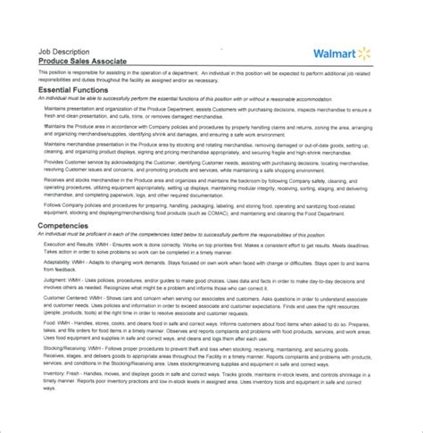 General merchandise walmart job description. For a complete list of duties and responsibilities, please see the actual job description. \#storejobs. About Walmart. At Walmart, we help people save money so they can live better. This mission serves as the foundation for every decision we make, from responsible sourcing to sustainability-and everything in between. 