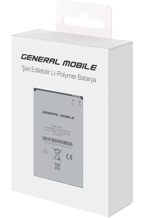 General mobile batarya kaç tl