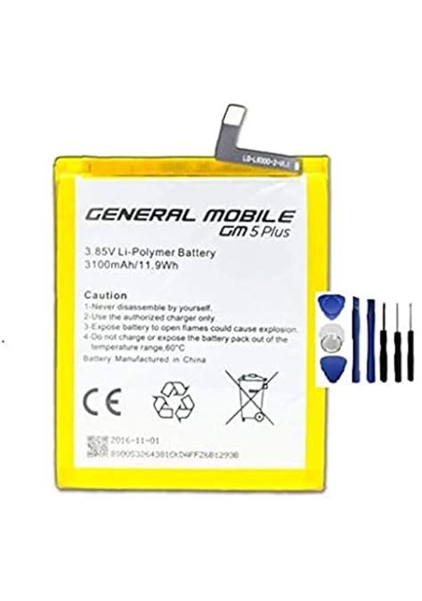 General mobile gm 5 batarya