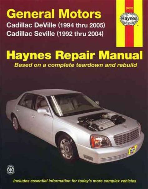 General motors cadillac deville 1994 thru 2005 cadillac seville 1992 thru 2004 haynes repair manual. - Erfaring - fantasi - offentlighed - legitimation.