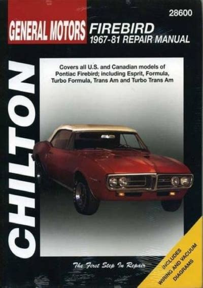 General motors firebird 1967 81 chilton total car care series manuals. - Hyundai pobex 130lc 3 excavator parts manual.